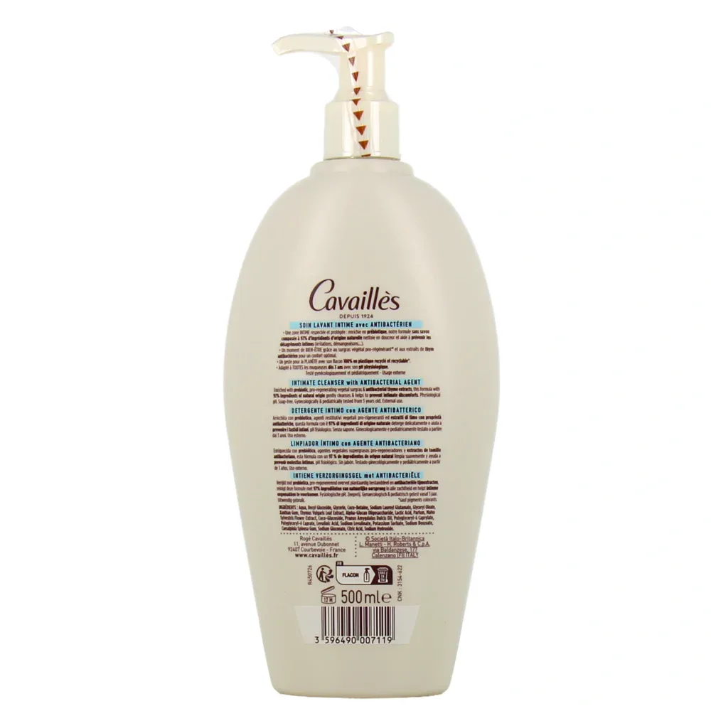 Roge cavailles gel intime anti-bactérien 250ml