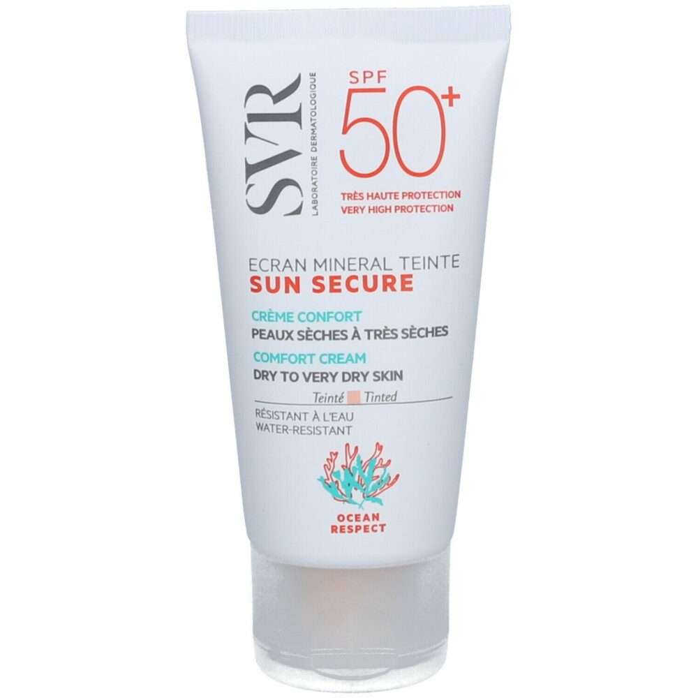 Svr sun secure écran minéral teinté peaux sèches
