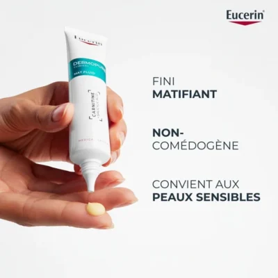 Eucerin dermopure mat fluide matifiant peaux a imperfections 50ml Dermopure clinical fluide matifiant peau acnéique