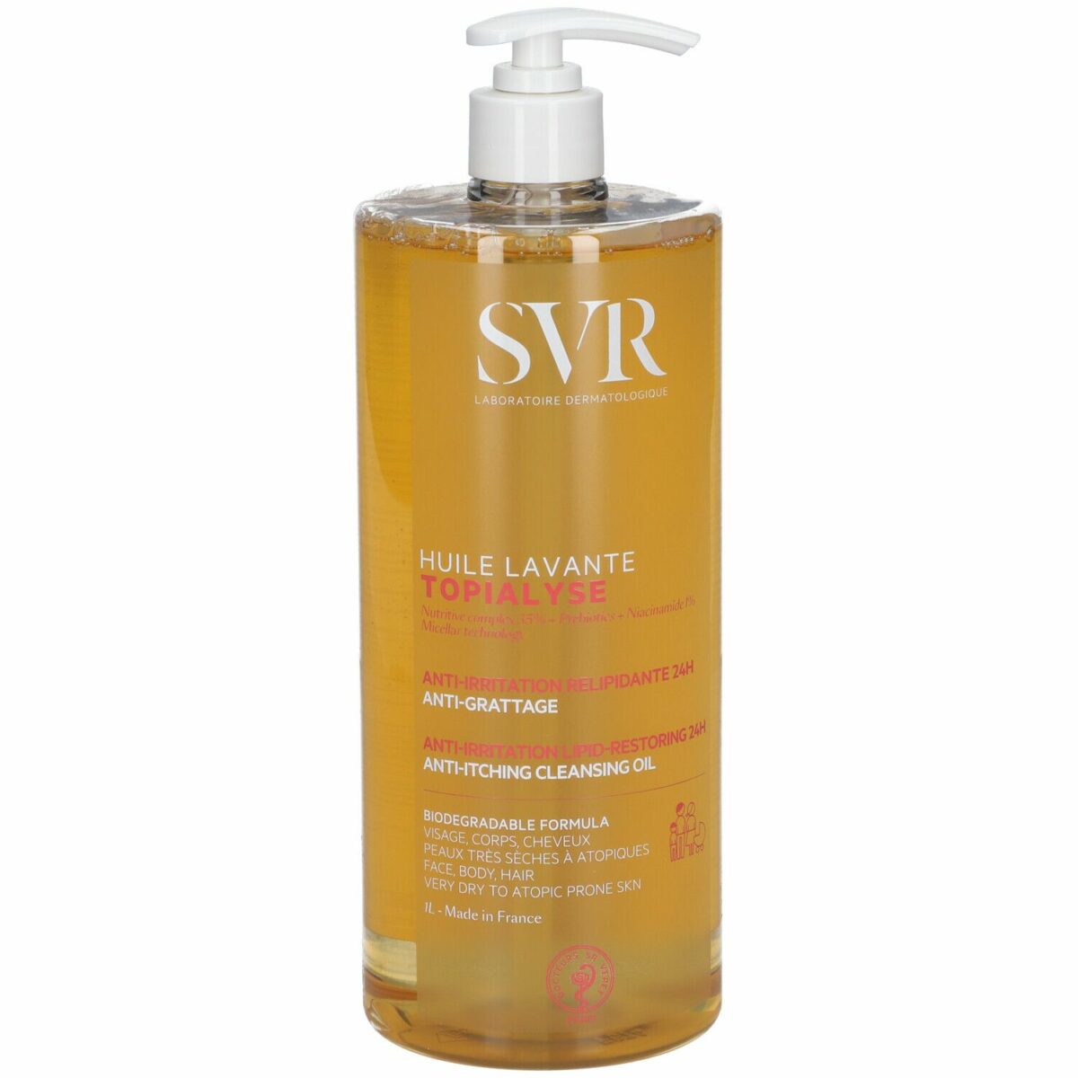SVR TOPIALYSE Huile Lavante Micellaire main image 1
