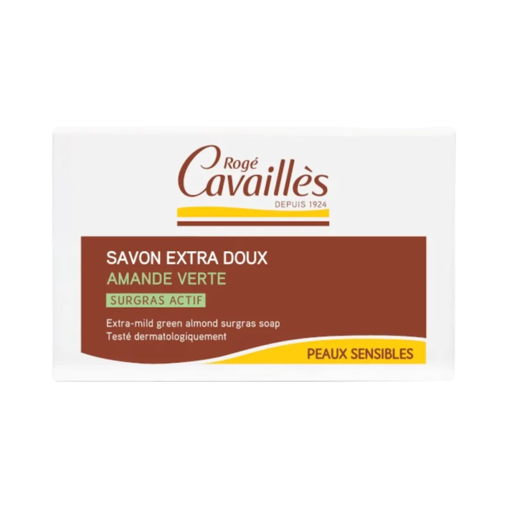 Roge cavailles savon surgras extra doux – amande verte 150g