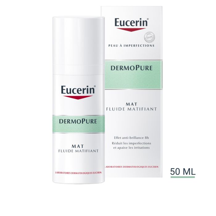eucerin dermopure mat fluide matifiant peaux a imperfections 50ml