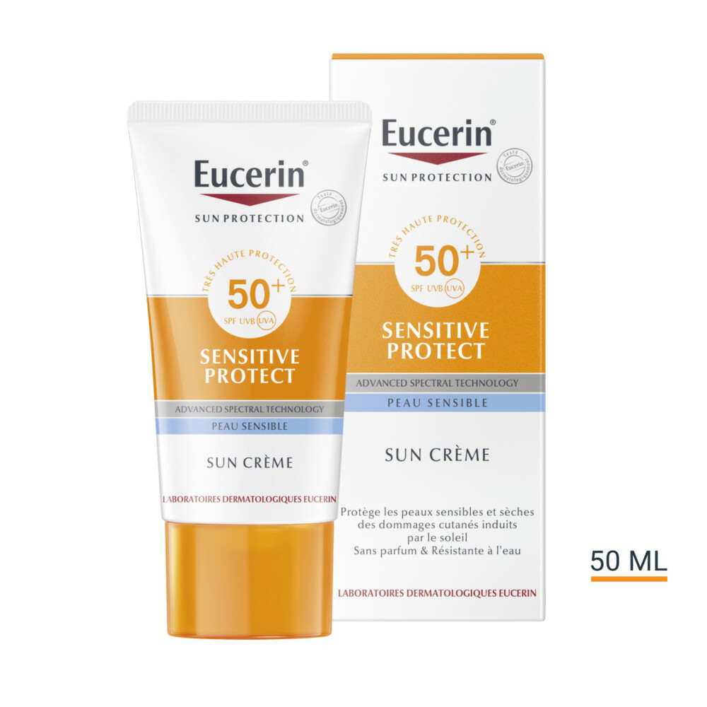 Eucerin sun crème solaire visage sensitive protect