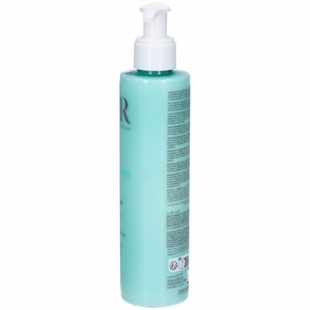 Svr physiopure lait démaquillant 200ml