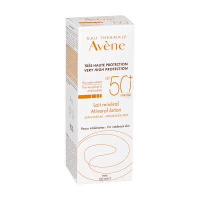 Avene solaire lait mineral tres haute protection spf50+ 100ml