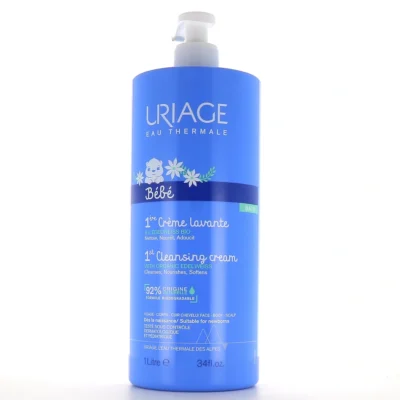 Uriage bebe 1ere creme lavante visage corps et cuir chevelu 500ml