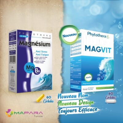 Phytothéra magnesium magvit 60 gelules