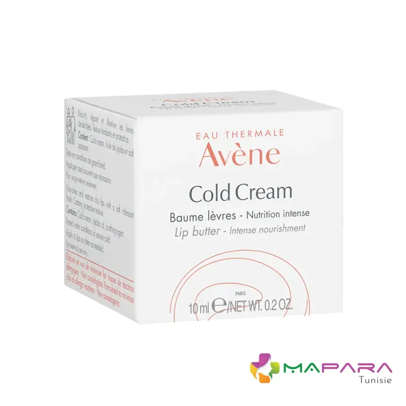 avene cold cream baume levres nutrition intense 10ml