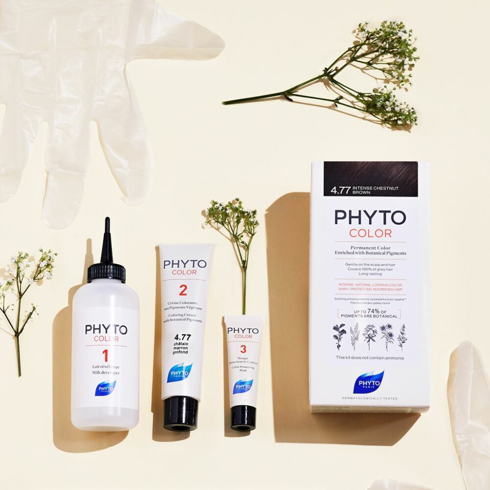 Phyto phytocolor 4. 77 chatin marron profond