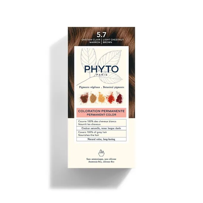 Phyto phytocolor 5. 7 chatain clair marron