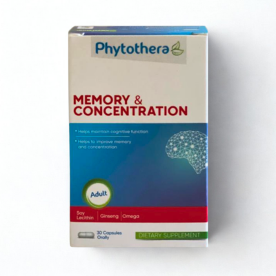 Phytothéra Memoire et Concentration 30 Gélules