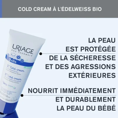 Uriage bebe 1er cold cream visage et corps 75ml