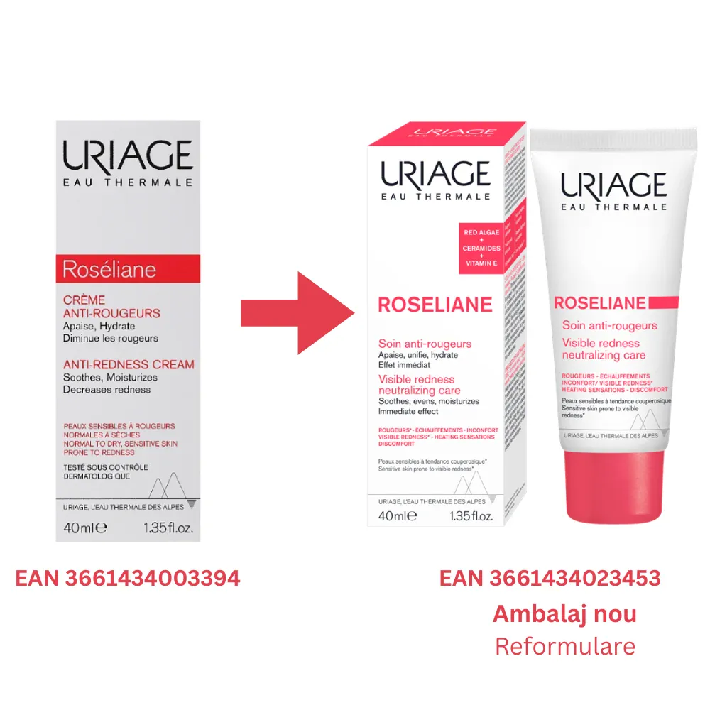 Uriage roséliane crème anti-rougeurs 40ml Uriage roséliane crème anti-rougeurs 40ml