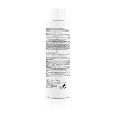 Vichy dercos shampoing traitant anti-pelliculaire cheveux normaux à gras 200ml