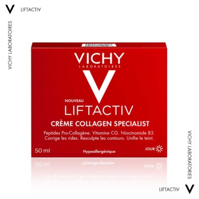 Vichy collagen liftactiv specialist creme de jour anti rides + vitamine c 50ml