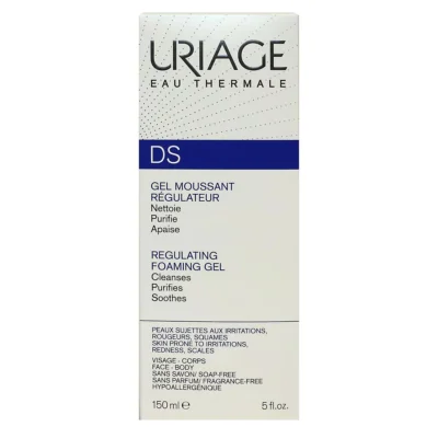 Uriage ds gel nettoyant moussant régulateur 150ml