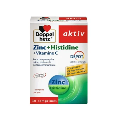 AKTIV Zinc + Histidine + Vitamine C 30 Comprimes