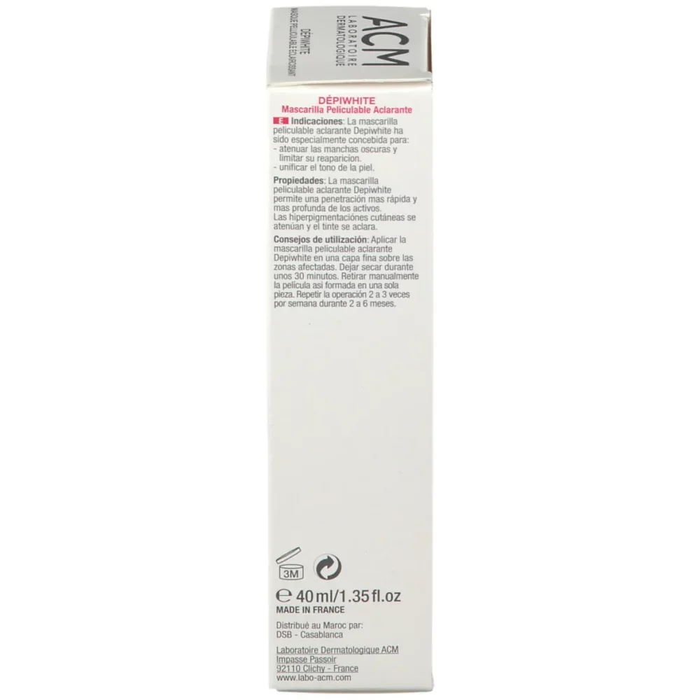 Acm depiwhite masque pelliculable éclaircissant 40ml