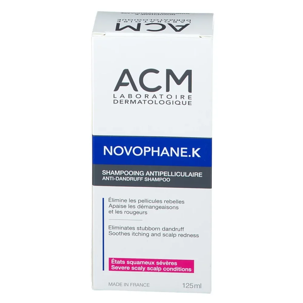 Acm novophane k shampoing etats squameux sévères 125ml