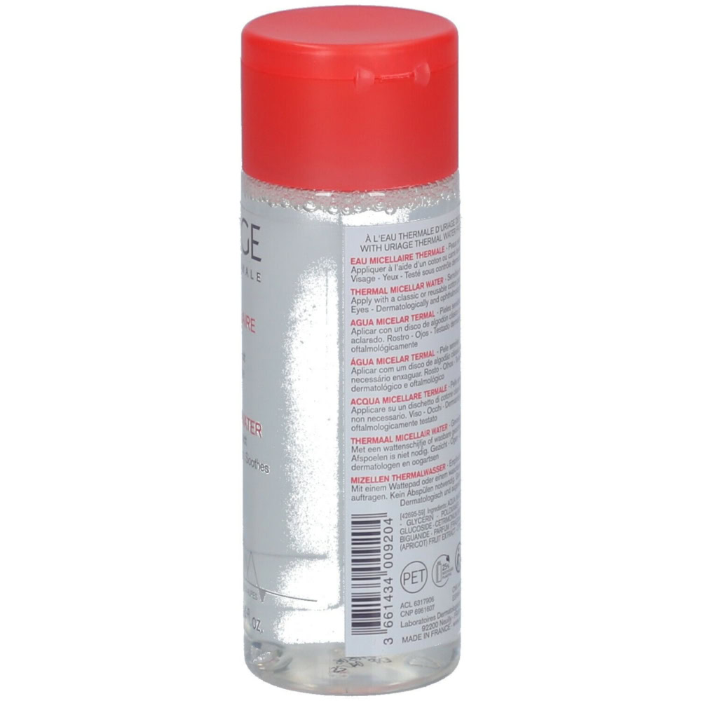 Uriage eau micellaire thermale peaux sujettes aux rougeurs 250ml