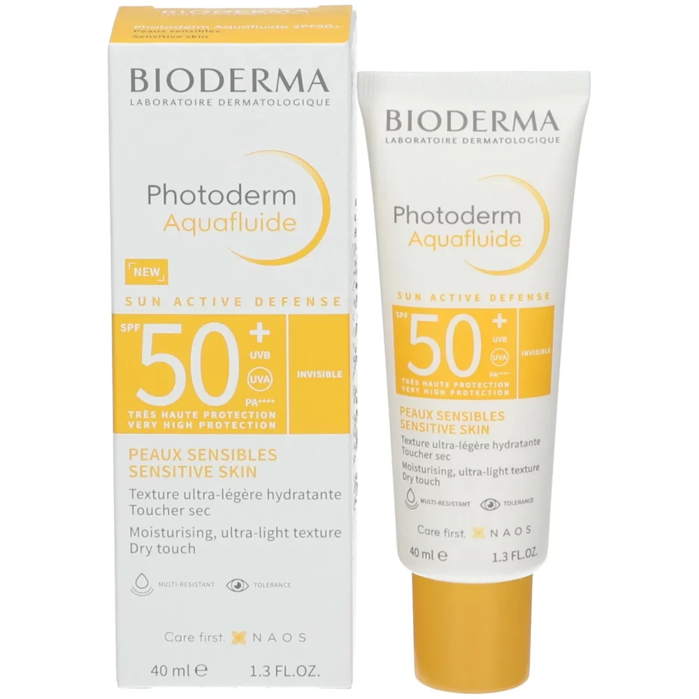 Bioderma photoderm crème solaire aquafluide spf50+ neutre 40ml
