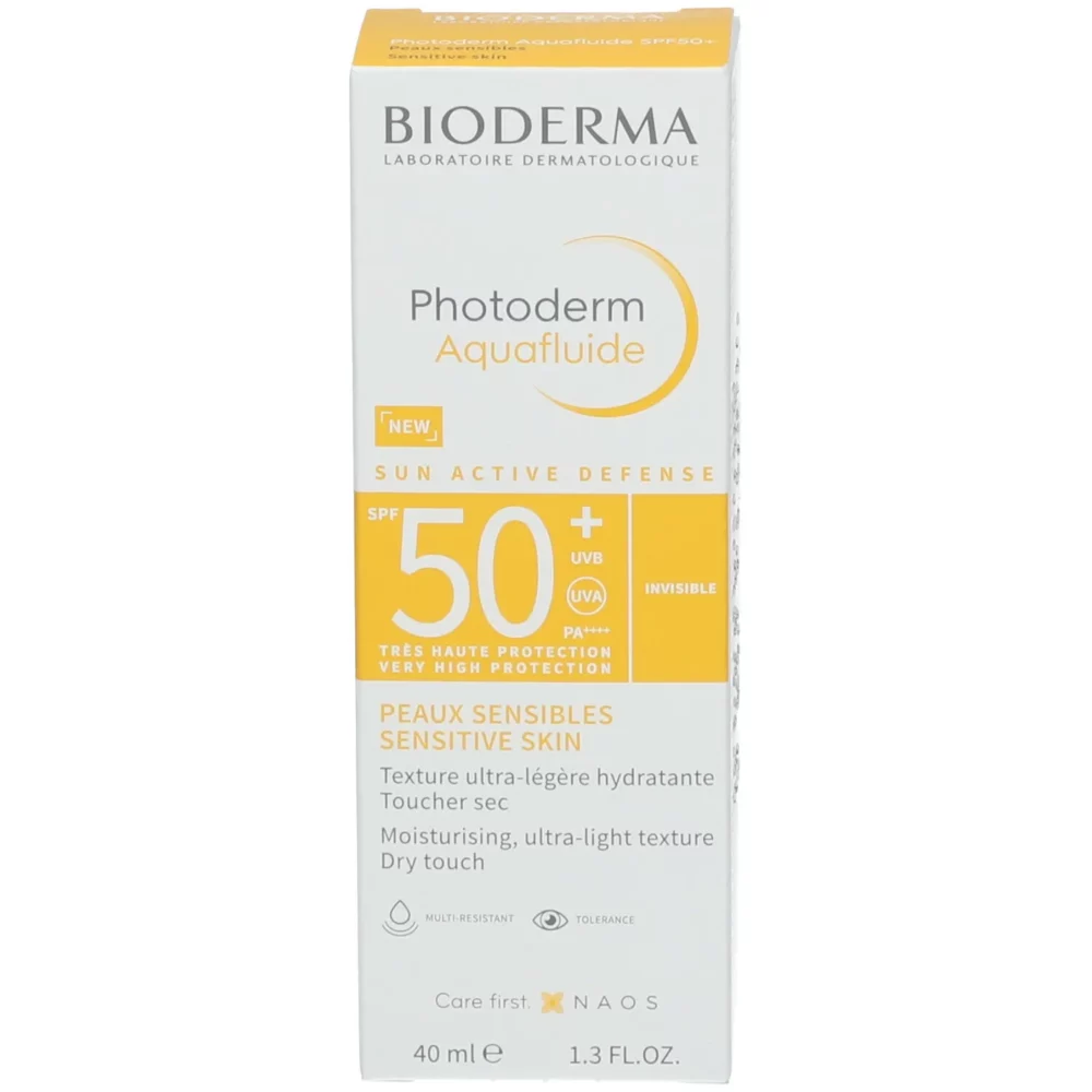 Bioderma photoderm crème solaire aquafluide spf50+ neutre 40ml