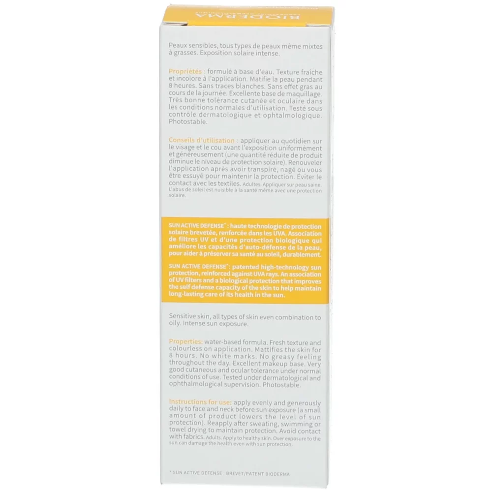 Bioderma photoderm crème solaire aquafluide spf50+ neutre 40ml