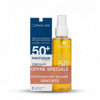 DERMACARE Photosun Men SPF50+ 50ml + eau solaire