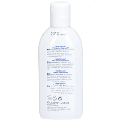 Acm novophane shampooing ultra-nutritif cheveux secs 200ml