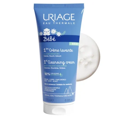 Uriage Bébé 1ere Crème Lavante Visage, Corps et Cheveux 200ml