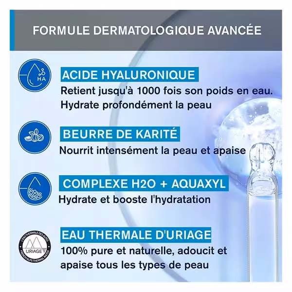Uriage crème d'eau riche 40ml Uriage crème d’eau riche 40ml