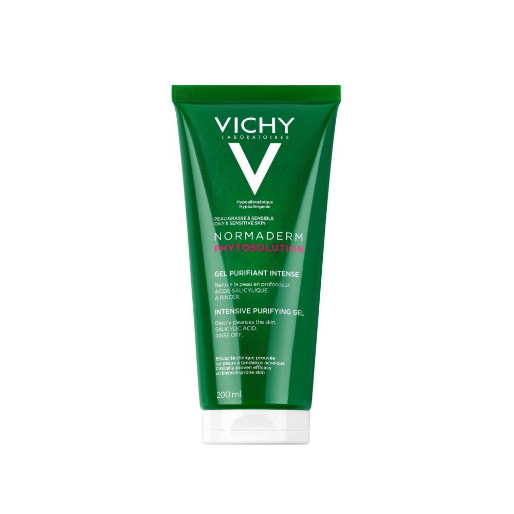 Vichy normaderm phytosolution gel purifiant intense peaux grasses 200ml