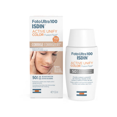 ISDIN Ecran Solaire Active Unify Fusion Fluide Teinte SPF50+ 50ml