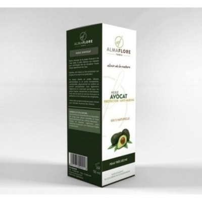 ALMAFLORE HUILE D'AVOCAT . 50ML