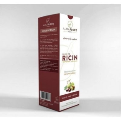 Almaflore Huile De Ricin Bio, 50ml