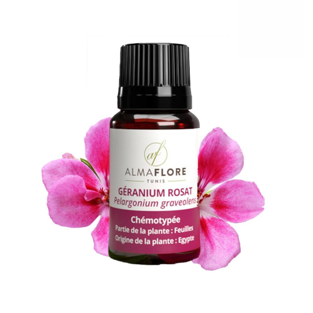 Almaflore huile essentielle de géranium rosat 10ml