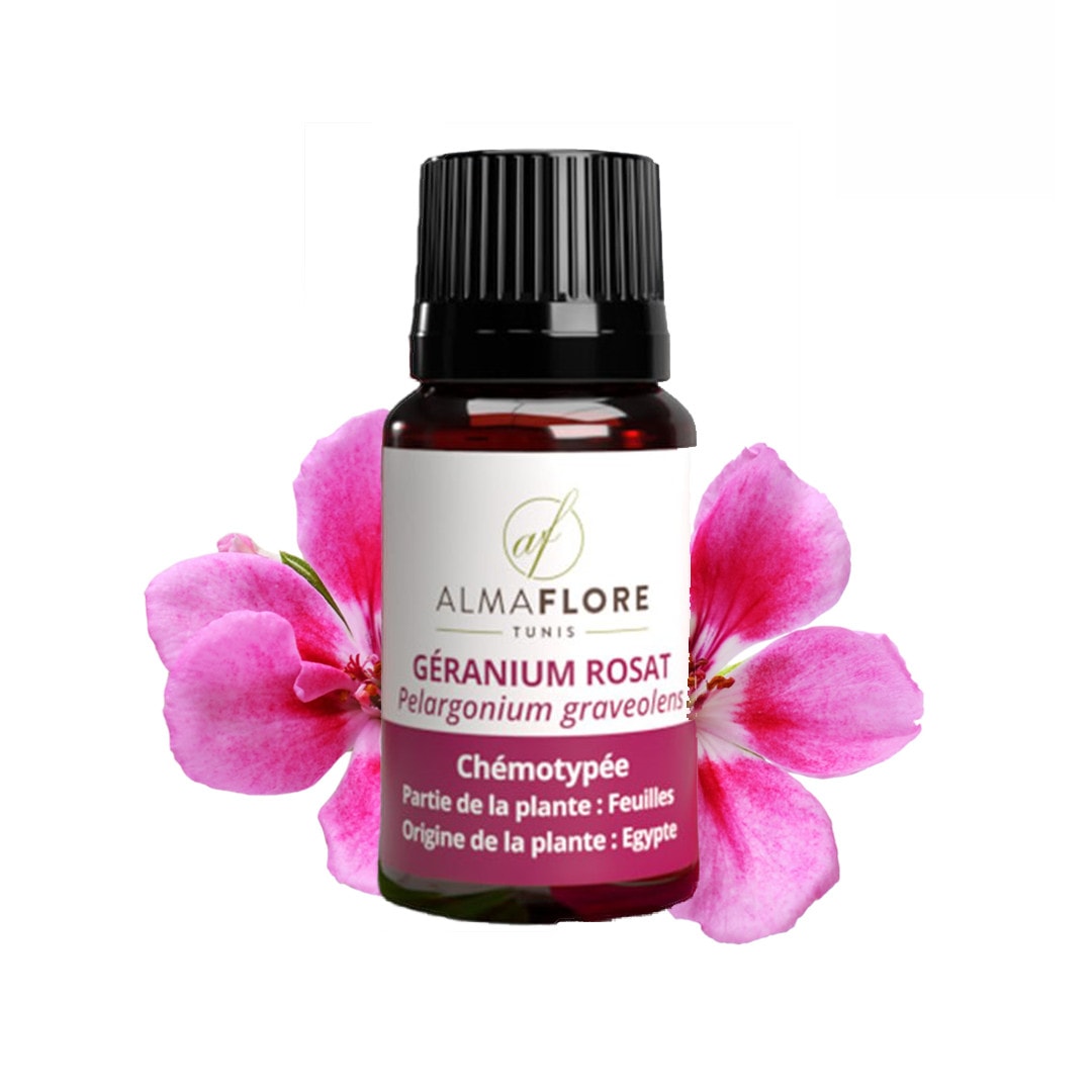 Geranium Rosat bio essentielle chémotypée bio