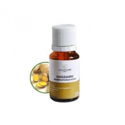 ALMAFLORE HUILE ESSENTIELLE DE GINGEMBRE BIO . 10ML