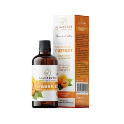 Almaflore Huile Végétale de Noyau d'Abricot 50ml