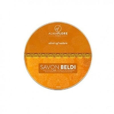 ALMAFLORE SAVON BELDI AU MIEL 150 GR