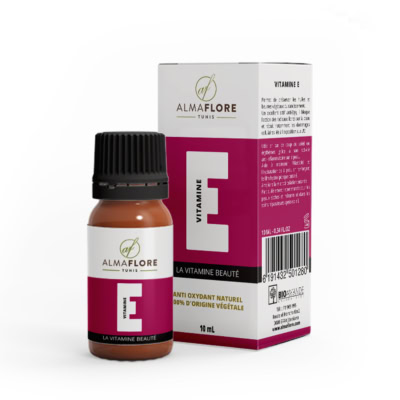 ALMAFLORE Vitamine E 100% D'origine Végétale 10ml