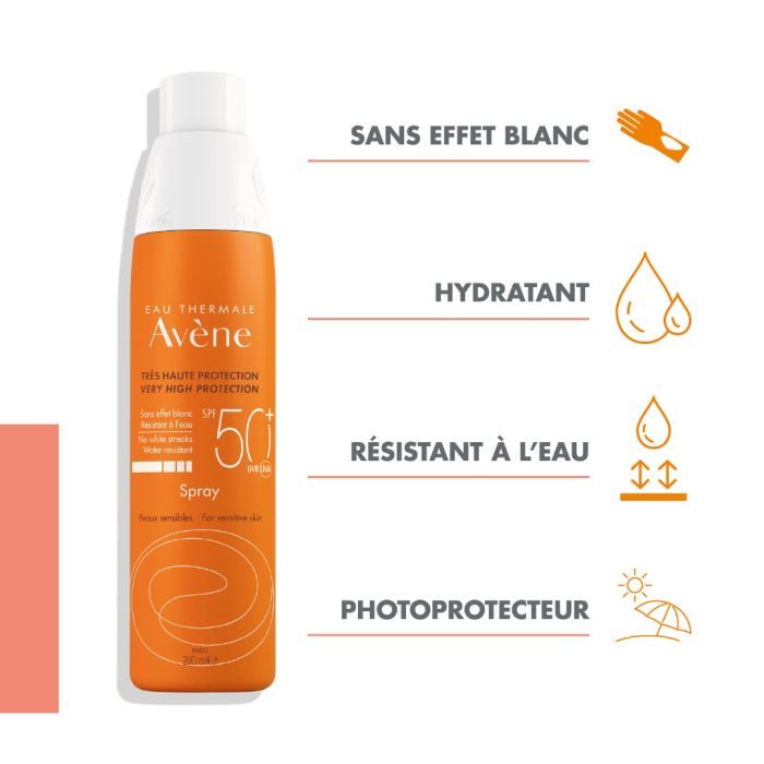 AVÈNE Solaire Spray Haute Protection SPF50+ 200ml
