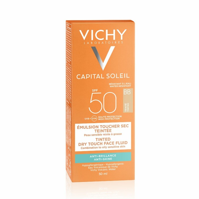 VICHY Capital Soleil Bb Emulsion Toucher Sec Teintée SPF50