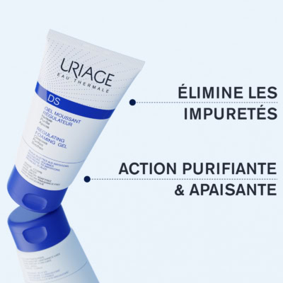 Uriage ds gel nettoyant moussant régulateur 150ml