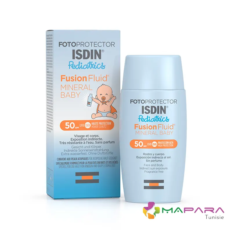 fusion fluid mineral baby pediatrics spf 50