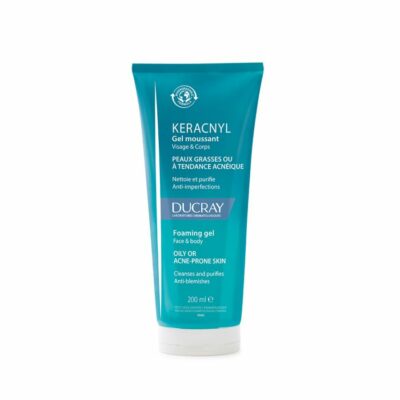 ducray keracnyl gel moussant visage et corps 200ml