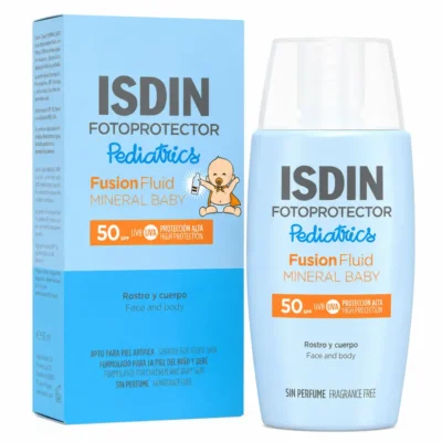 Isdin photoprotection ecran solaire fusion fluid mineral baby spf50+ 50ml