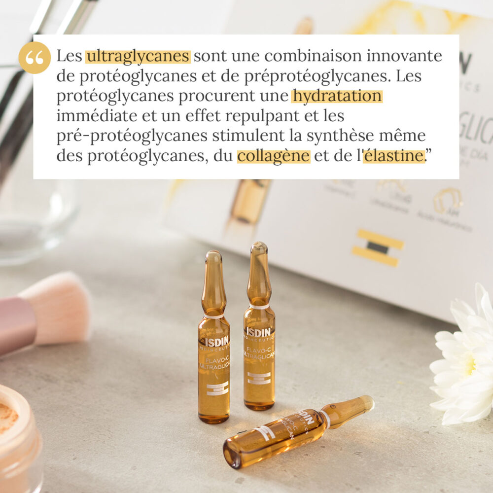 Isdin isdinceutics flavo-c ultraglican serum antioxydant jour 10 unidoses de 2ml