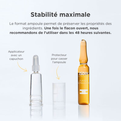 Isdin isdinceutics flavo-c ultraglican serum antioxydant jour 10 unidoses de 2ml Isdin isdinceutics flavo-c ultraglican serum antioxydant jour 10 unidoses de 2ml