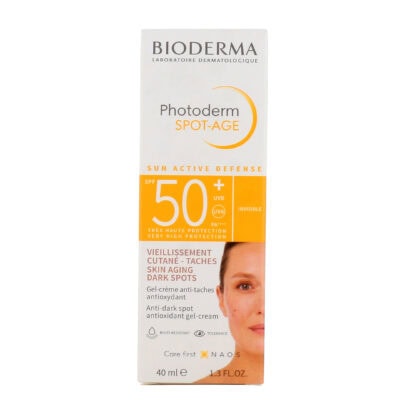 Bioderma photoderm spot-age gel-crème antioxydant anti tâches spf50+ 40ml
